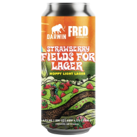 Fred Strawberry Fields for Lager - Hoppy Light Lager con frutilla - colab Darwin 0,5L